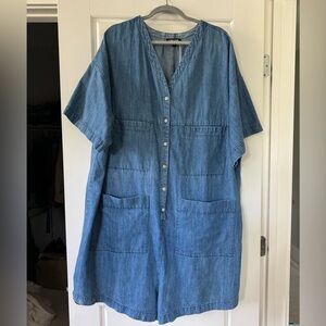 Ilana Kohn Tuck Jumpsuit- Shorts 2XL